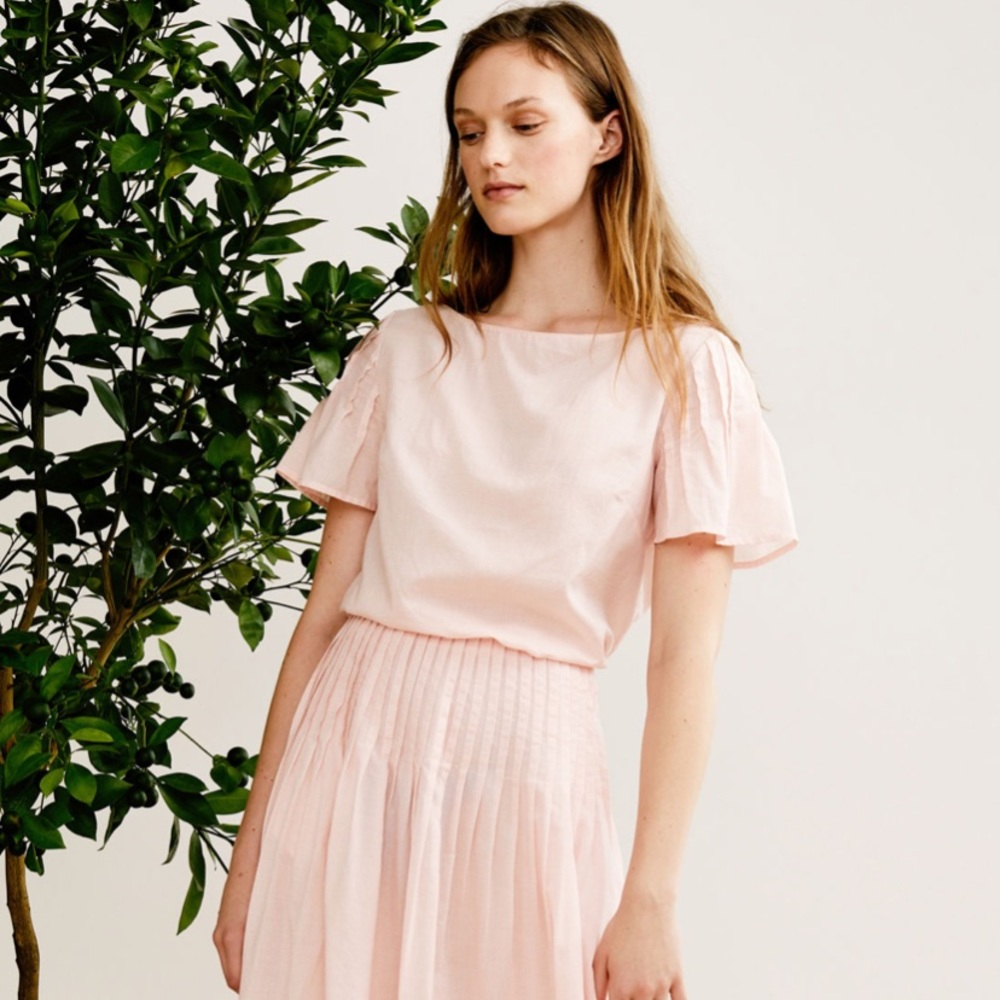 Marysia Yuma Top in Pink Gingham $330